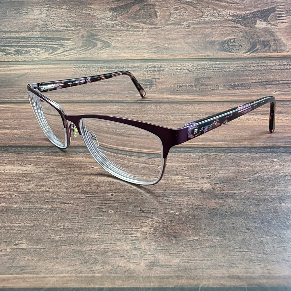 Liz Claiborne L609 0FS7 Plum Tortoise‎ Cat Eye Eyeglasses Frames 140mm Womens